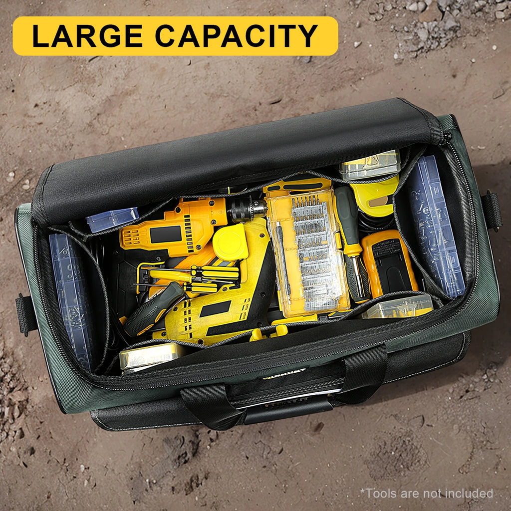 Heavy Duty Wide Mouth Tool Organiser Bag