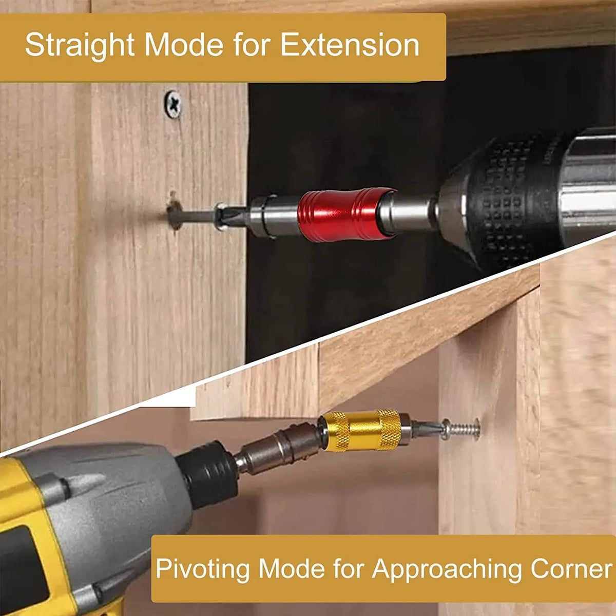 Magnetic Swivelling Drill Bit Holder Set