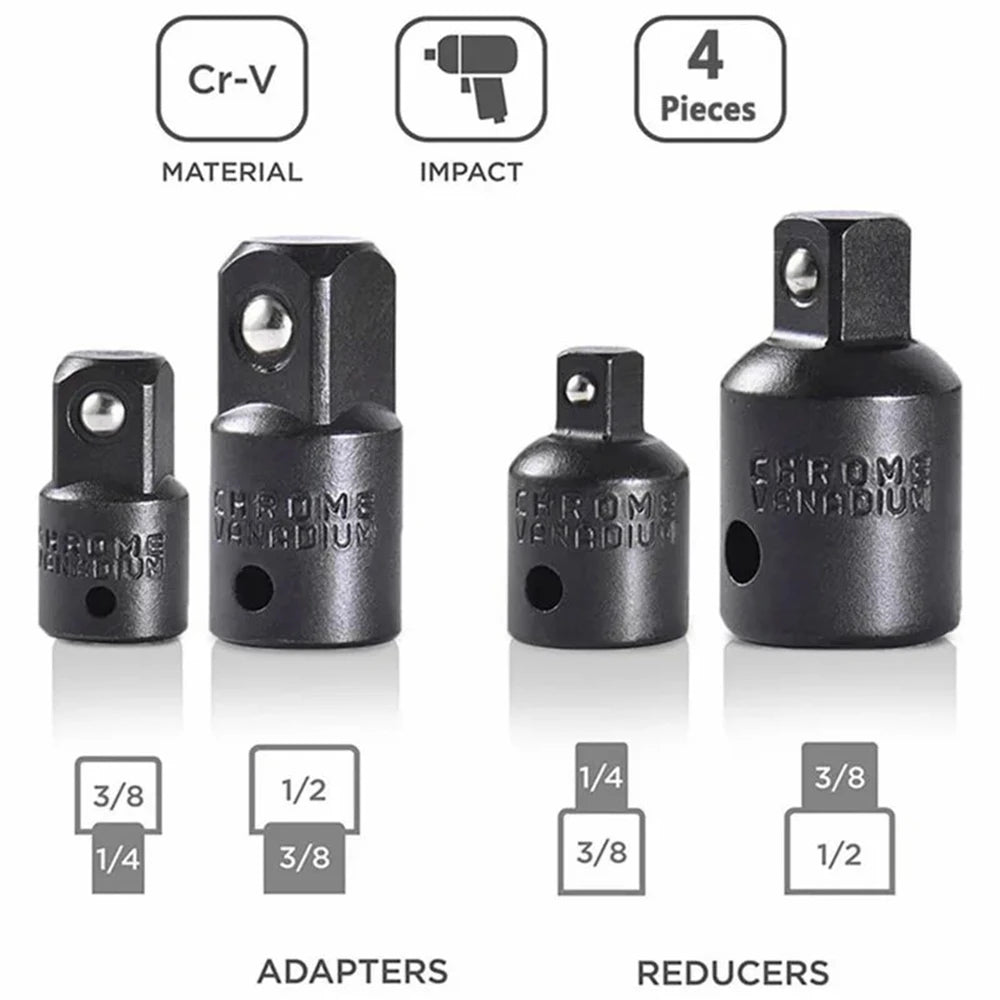 Impact Socket Adapter & Reducer Set