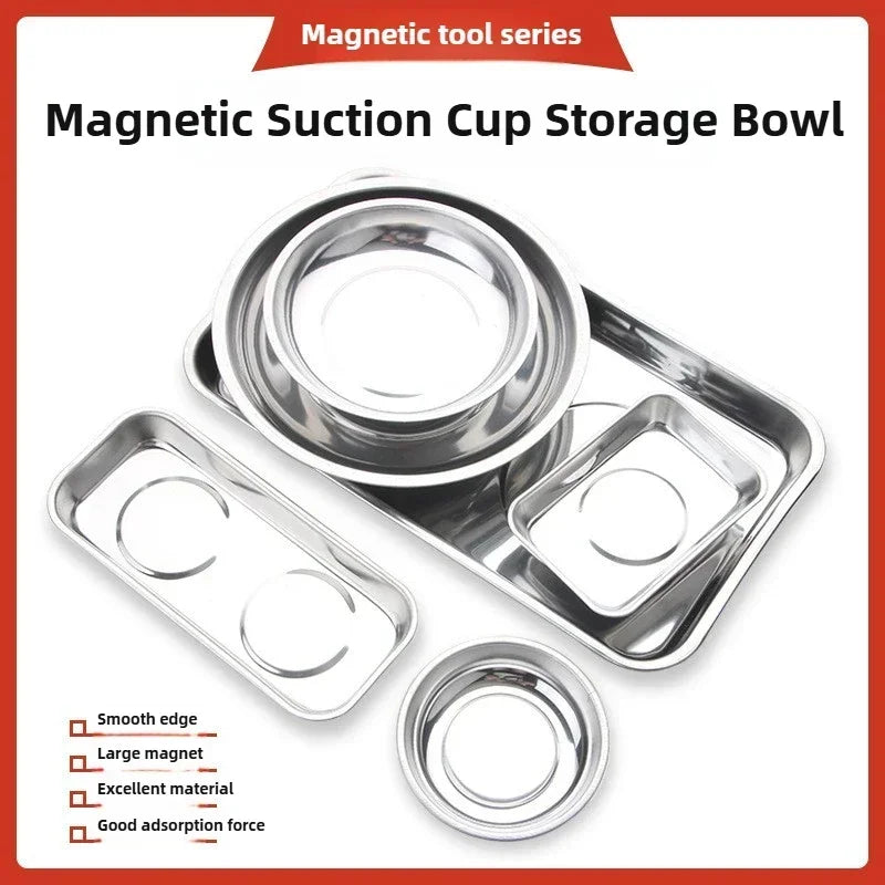 Magnetic Stainless Steel Parts Tray