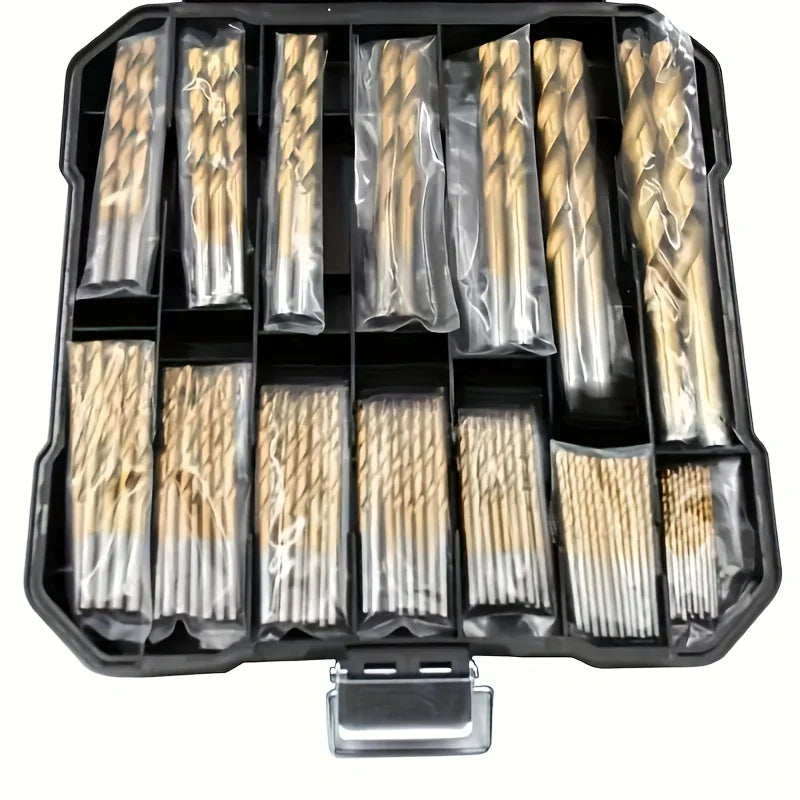 Titanium Coated HSS Drill Bit Set