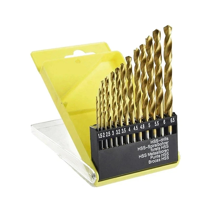 13-Piece Multi-Material Drill Bit Set