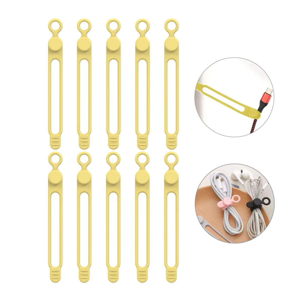 Reusable Silicone Cable Ties
