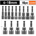 6–19mm Magnetic Nut Driver Bit Set