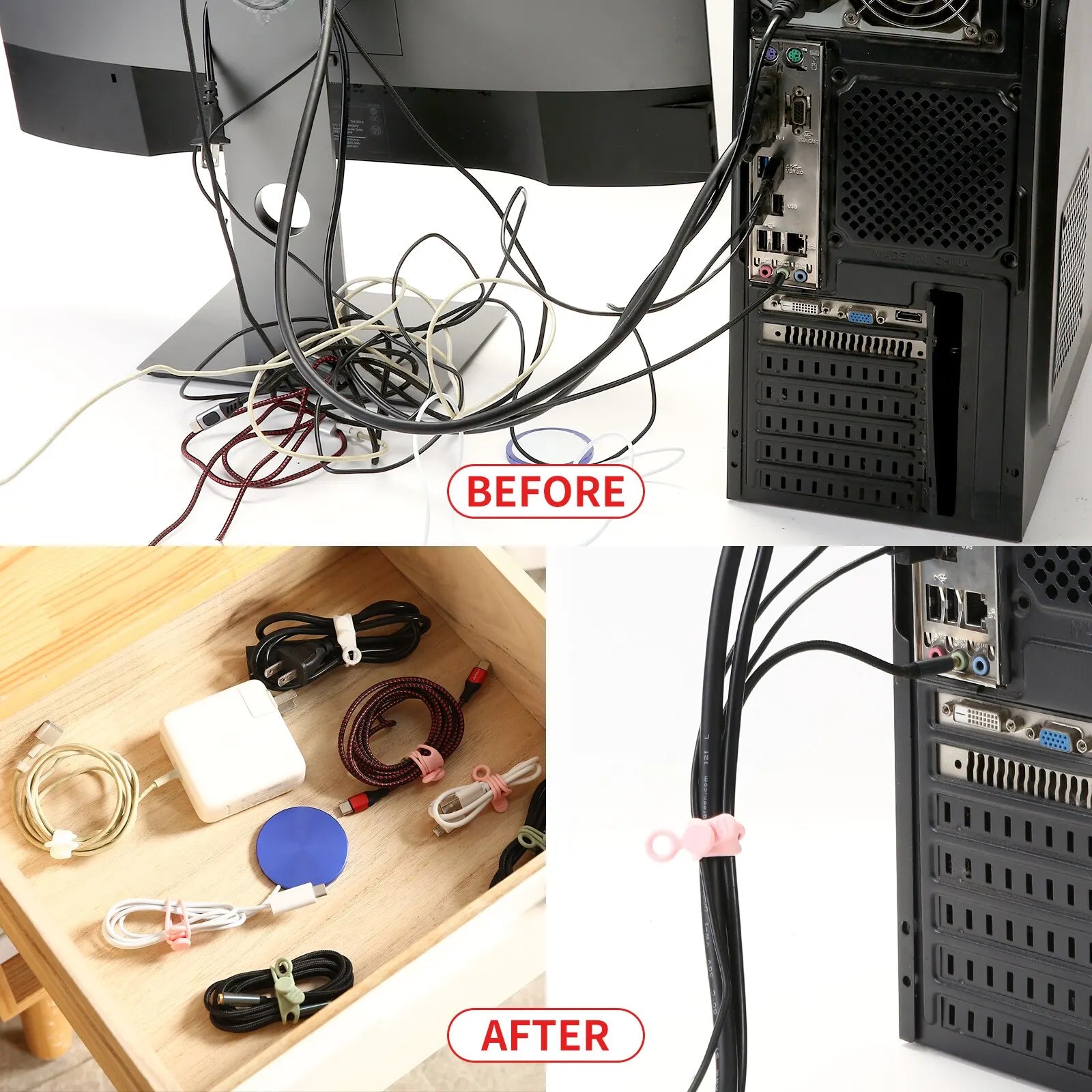 Reusable Silicone Cable Ties