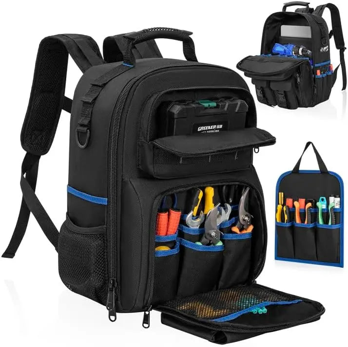 Heavy Duty Electrician Tool Backpack