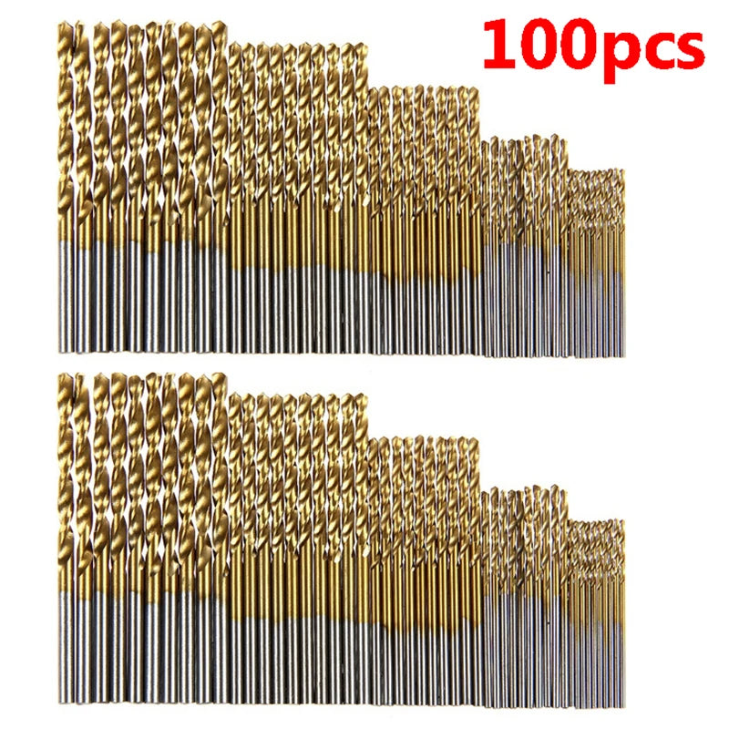 Titanium Coated HSS Micro Drill Bit Set