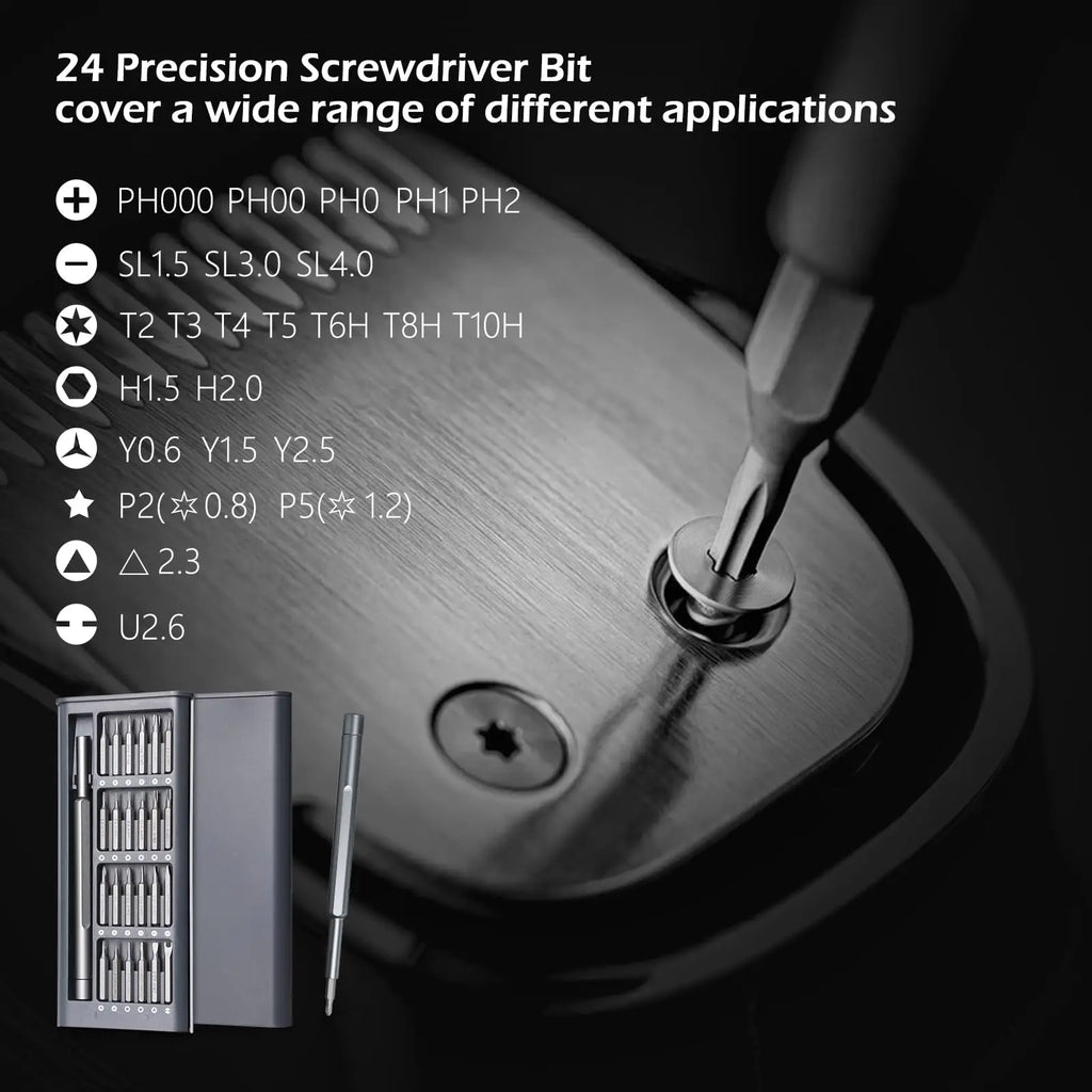 25-in-1 Precision Mini Screwdriver Set