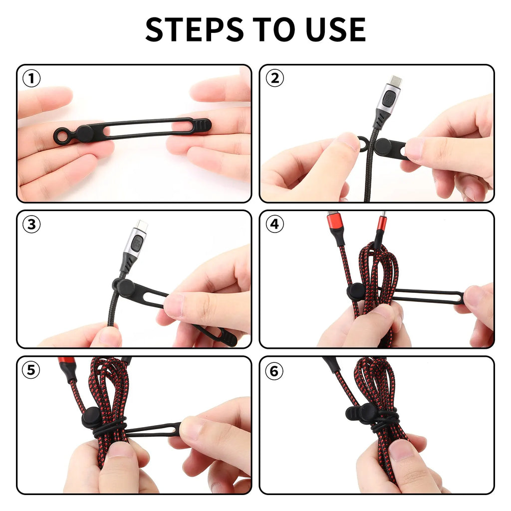 Reusable Silicone Cable Ties