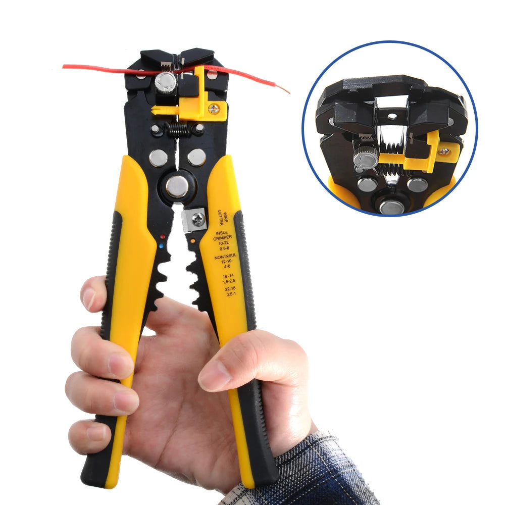 Automatic Wire Stripper, Cutter & Crimper Tool
