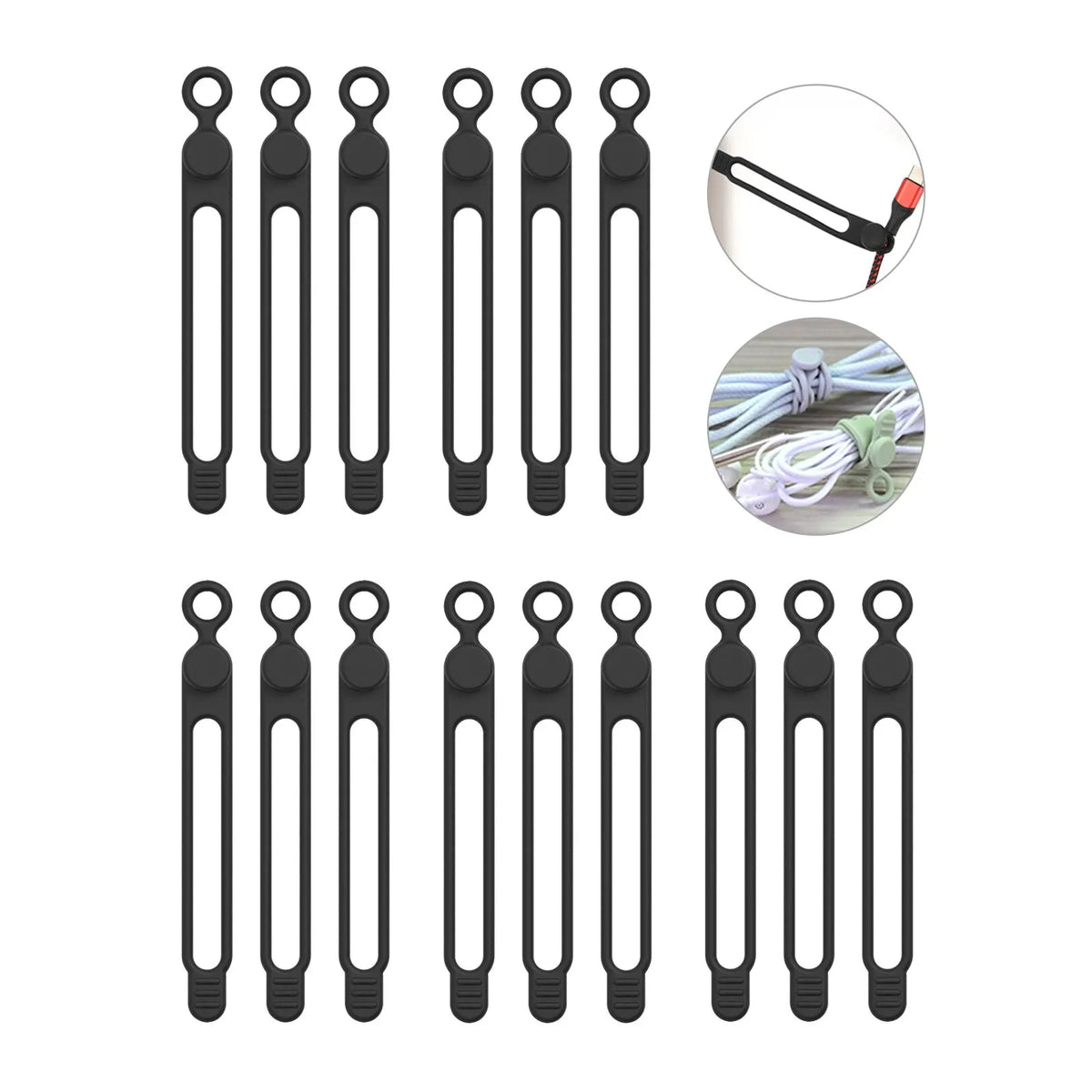 Reusable Silicone Cable Ties