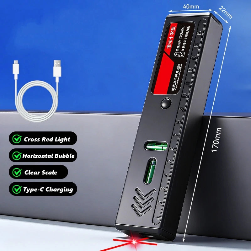 Professional Green Beam Laser Level – Cross Line Level with Magnetic Base