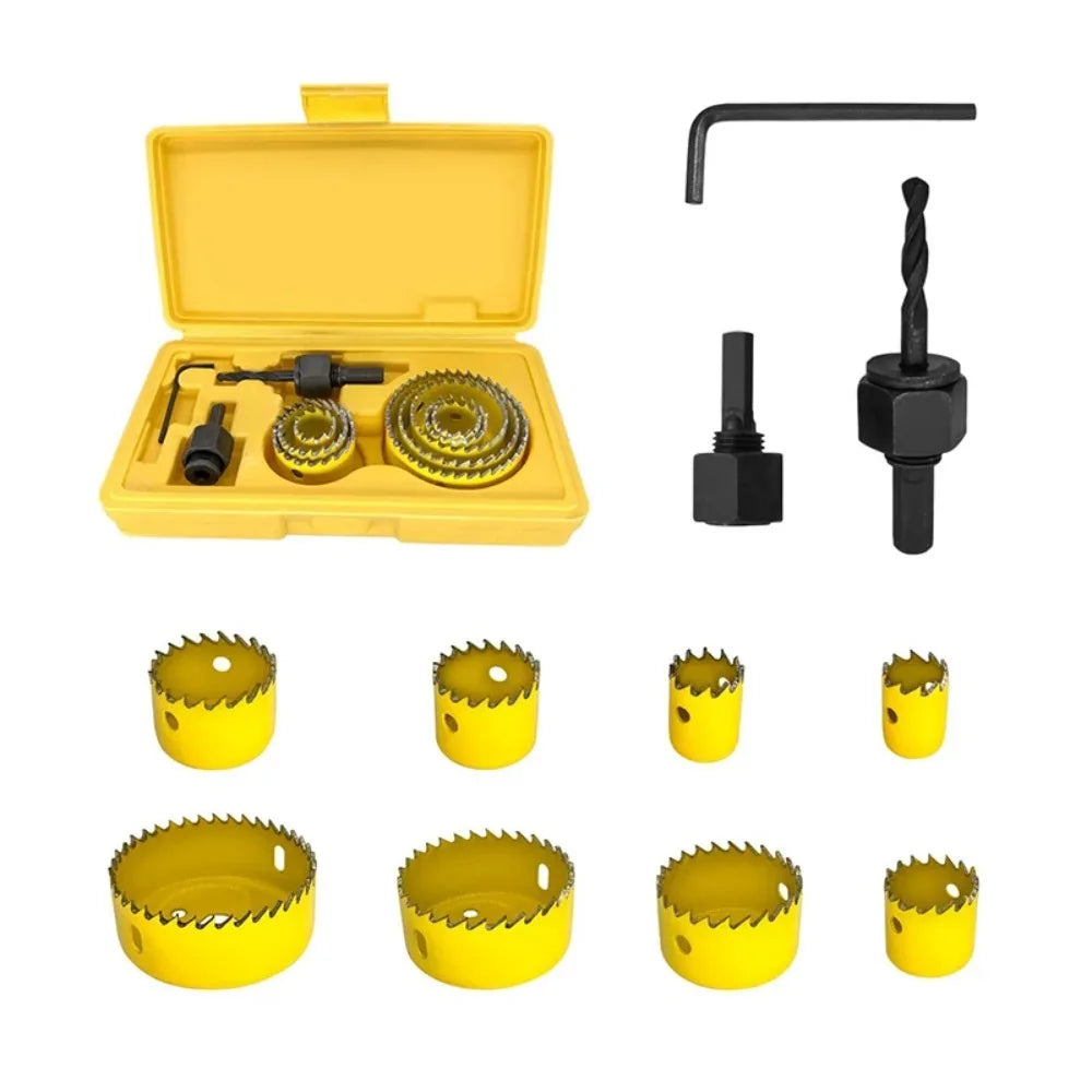 11-Piece Multi-Material Hole Saw Kit