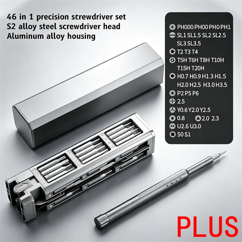46-in-1 Precision Screwdriver Repair Tool Kit