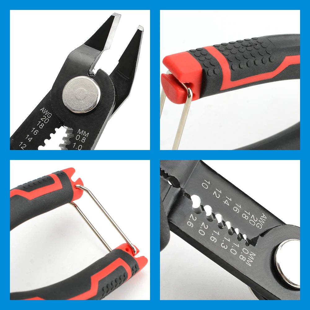 Automatic Wire Stripper, Cutter & Crimping Tool – Professional Electrician Hand Tool