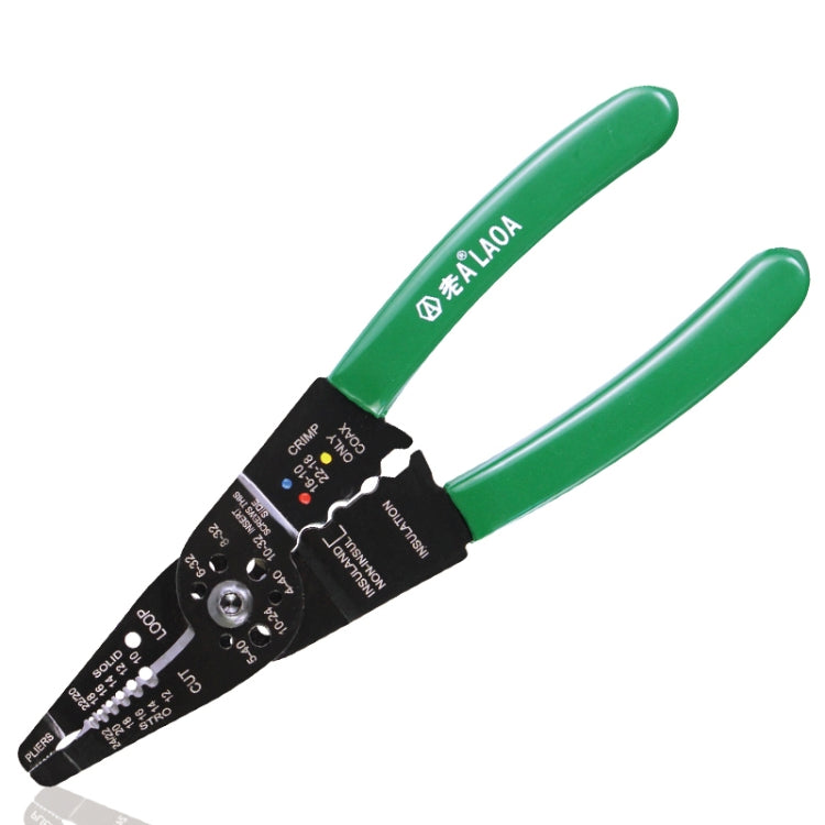 8-Inch Wire Stripping, Cutting & Crimping Pliers