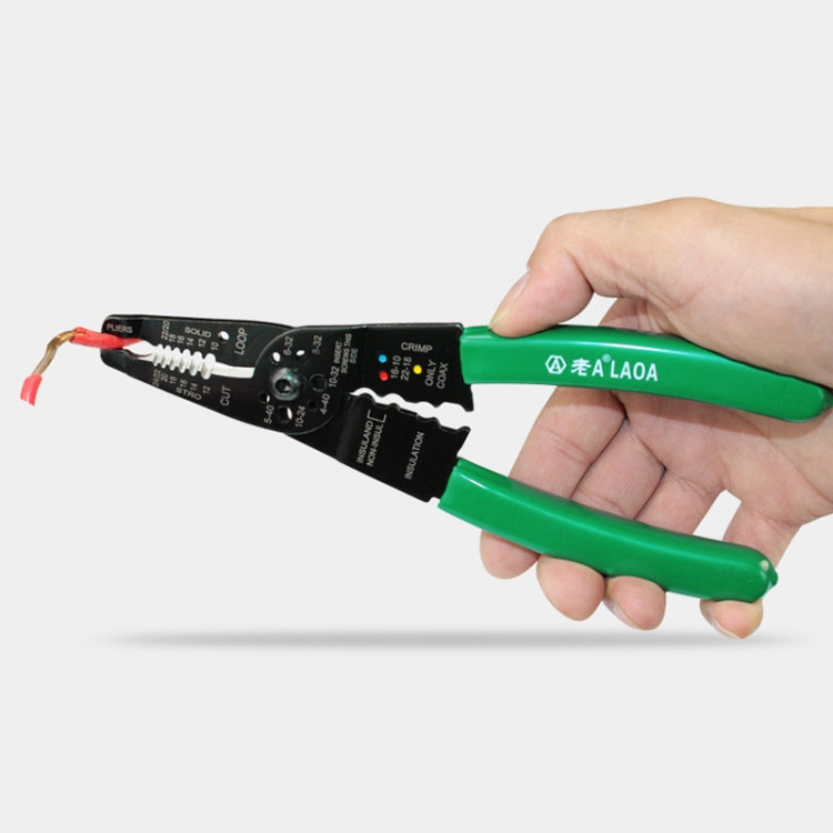 8-Inch Wire Stripping, Cutting & Crimping Pliers