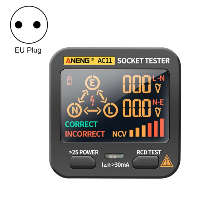 ANENG AC11 Digital Socket Tester — UK, EU or US Plug