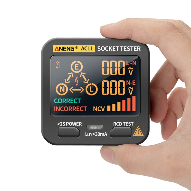 ANENG AC11 Digital Socket Tester — UK, EU or US Plug