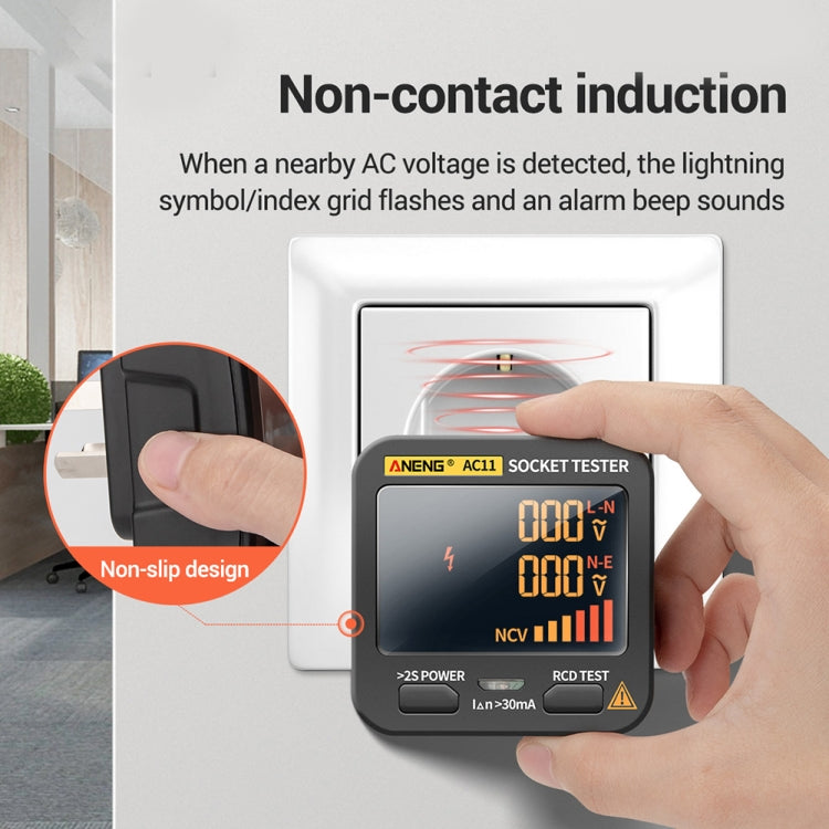 ANENG AC11 Digital Socket Tester — UK, EU or US Plug