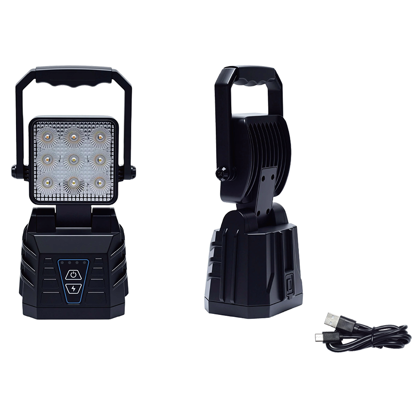 NORD Command Rechargeable LED Work Lamp with Amber Strobe