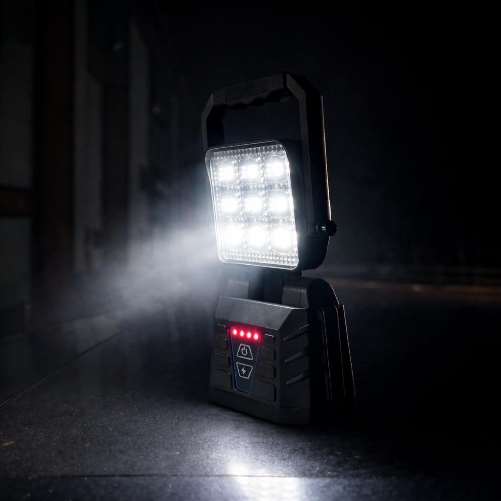 NORD Command Rechargeable LED Work Lamp with Amber Strobe